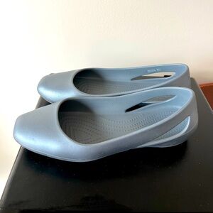 Crocs women flat ballet shoes size 6W